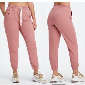 Fabletics Eco Go-To Classic sweatpants Size 4X Mauve pink Joggers loungewear